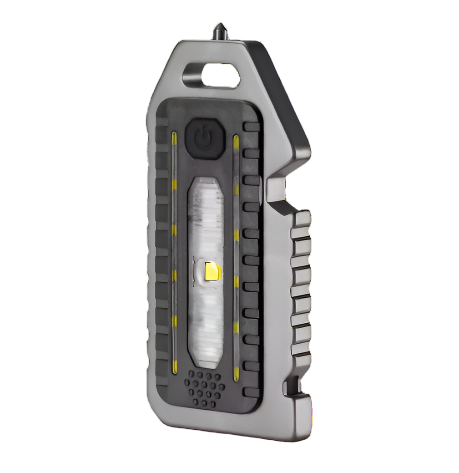 Emergency Light & Glass Breaker USB Charging