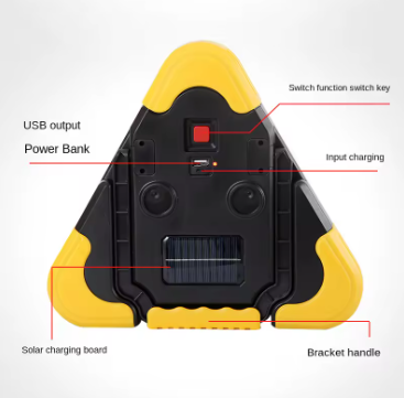Emergency Triangular Warning Light