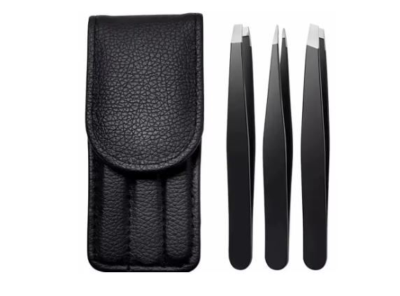 Tweezer Set with Case (3 Piece)