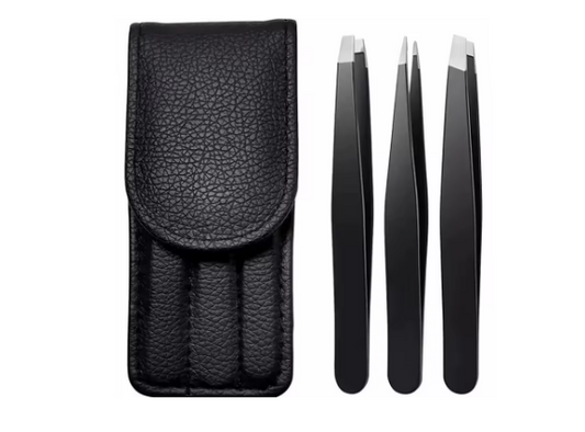 Tweezer Set with Case (3 Piece)